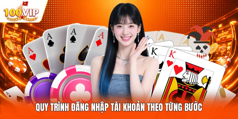 Quy trình đăng nhập tài khoản theo từng bước